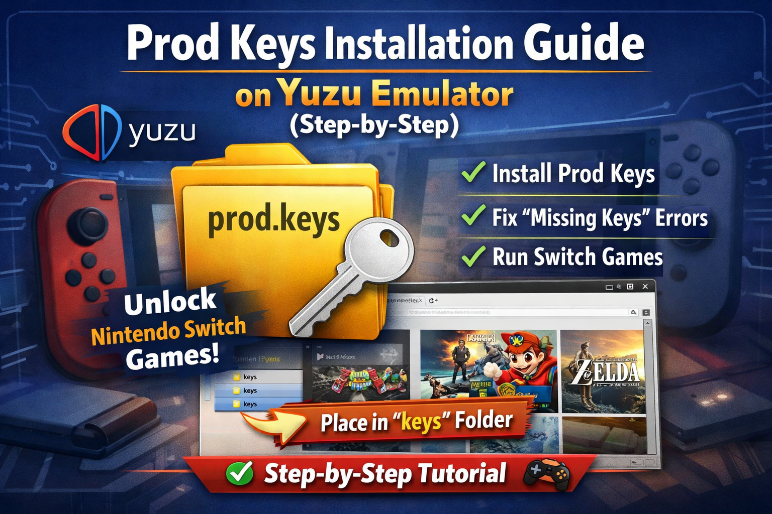 Prod Keys Installation Guide on Yuzu Emulator (Step-by-Step)
